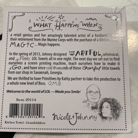 T towel- Grand children welcome parents please take a number - Picture 2 of 3